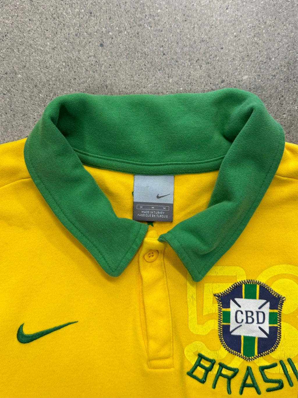 Nike Brazil Soccer Club World Champions Polo Shirt - S