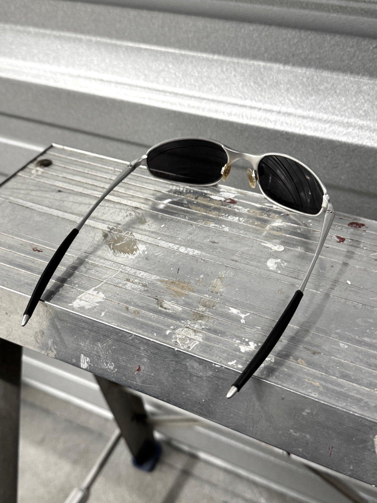 Oakley A Wire Gen 1.0 Ice Iridium Sunglasses