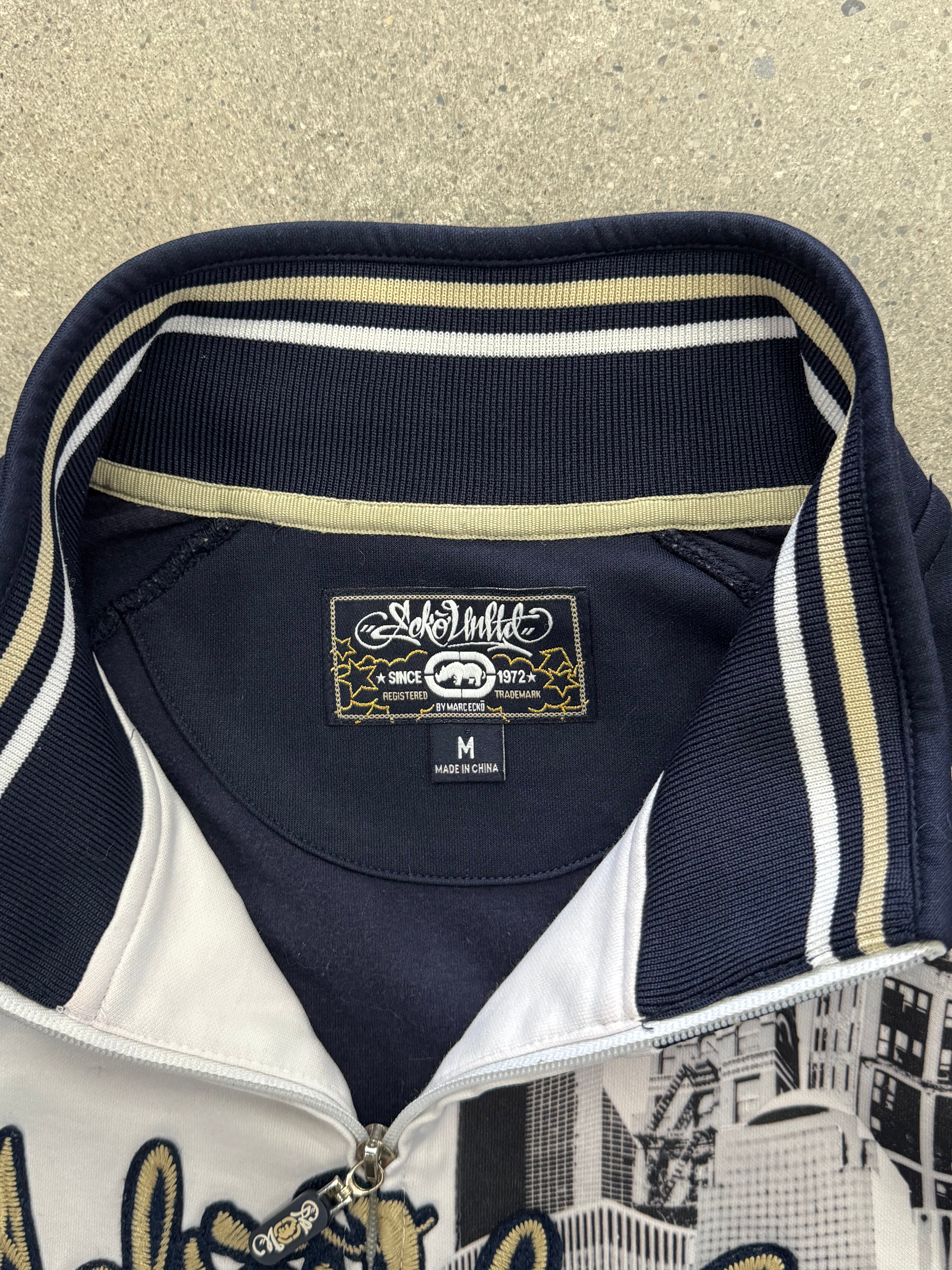 Mark Ecko Unltd. Baggy Full-Zip City Sweatshirt - L
