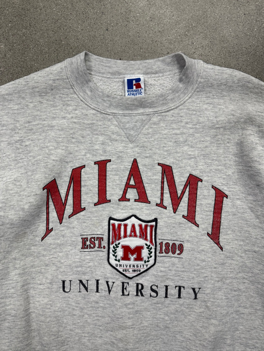 Russell Athletic Miami University Crewneck Sweatshirt - L