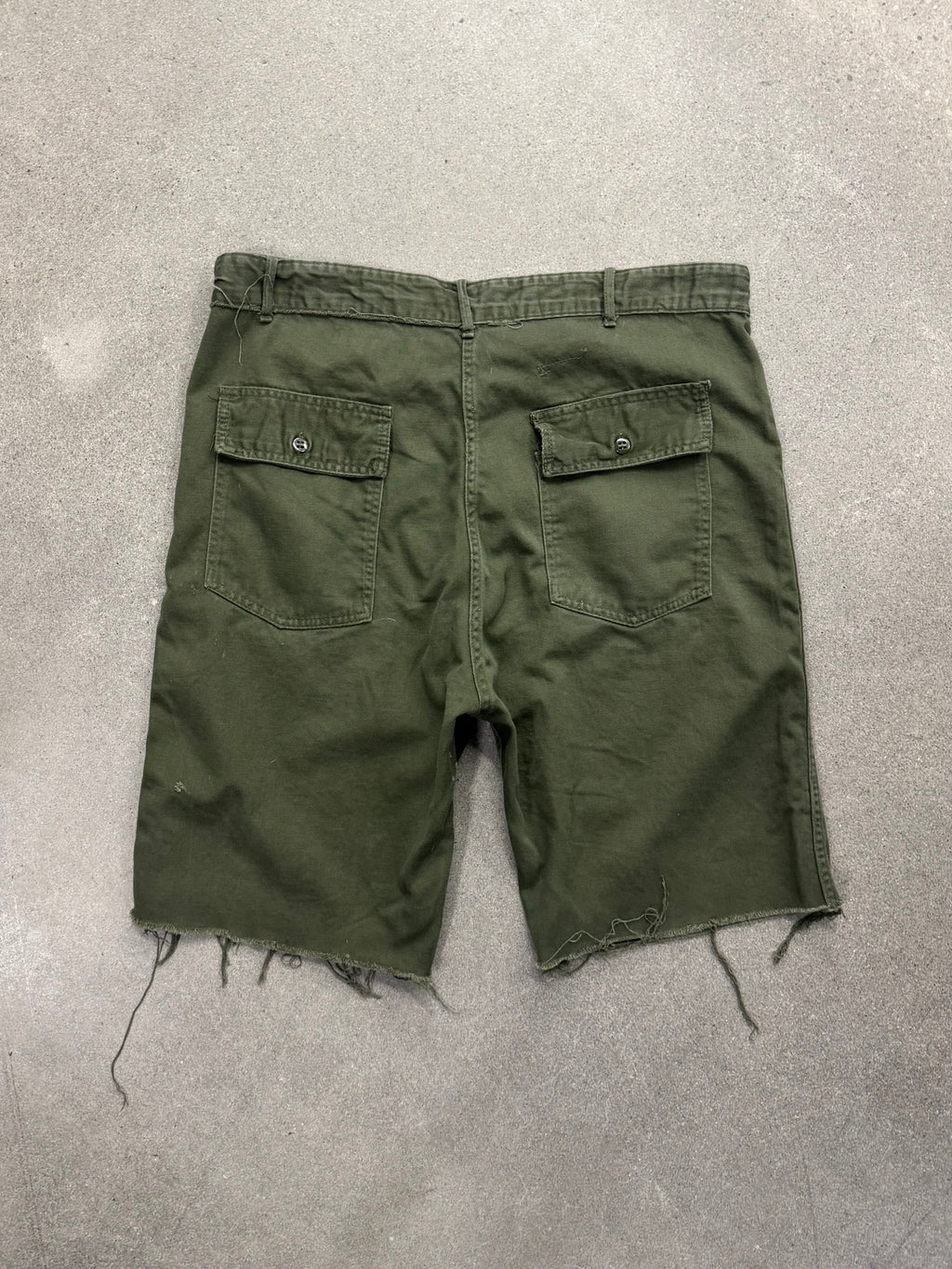 Military OG-107 Cut-Off Fatigue Shorts - 36”