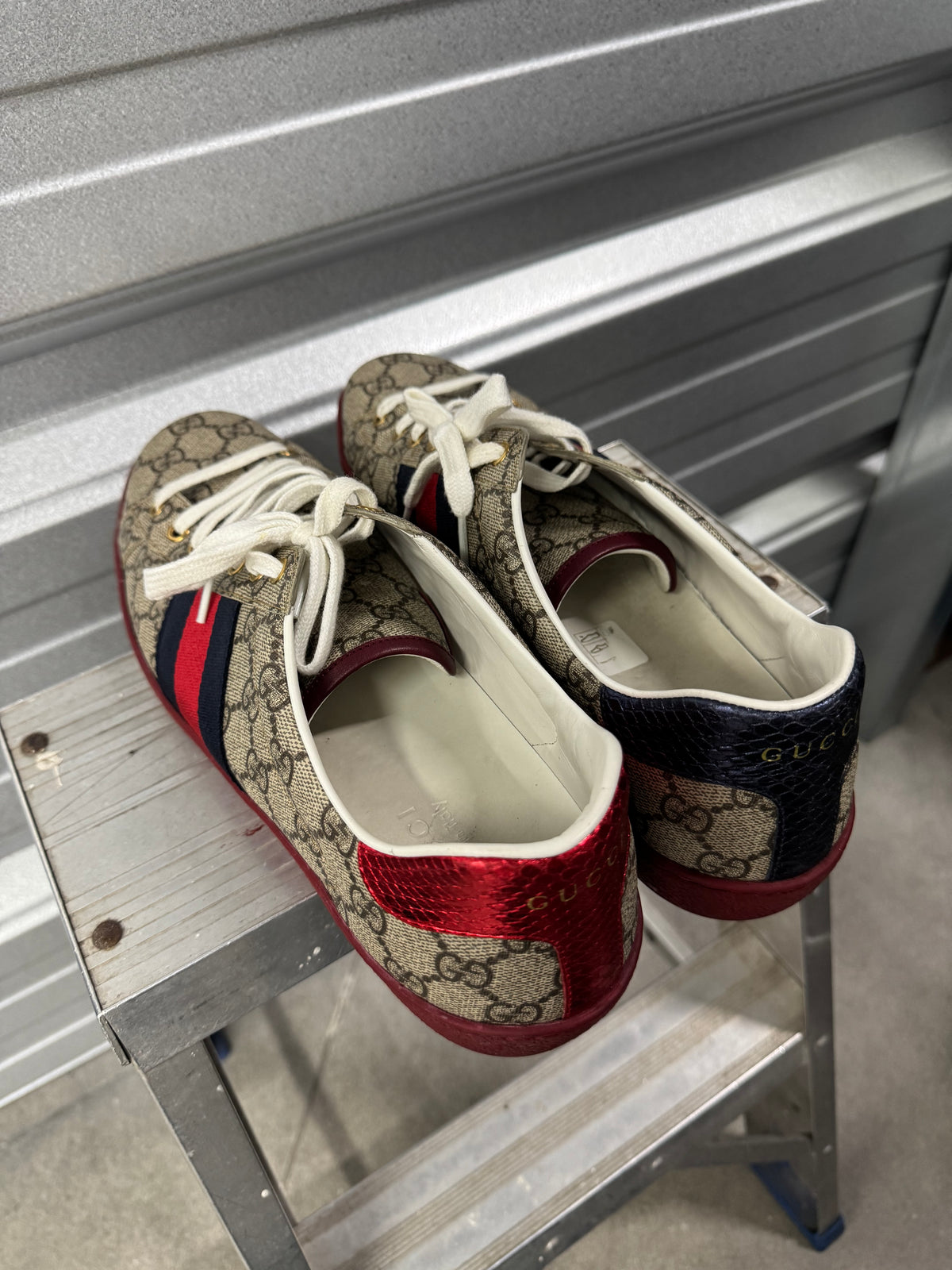 Gucci Ace GG Supreme Monogram Sneaker - 11.5