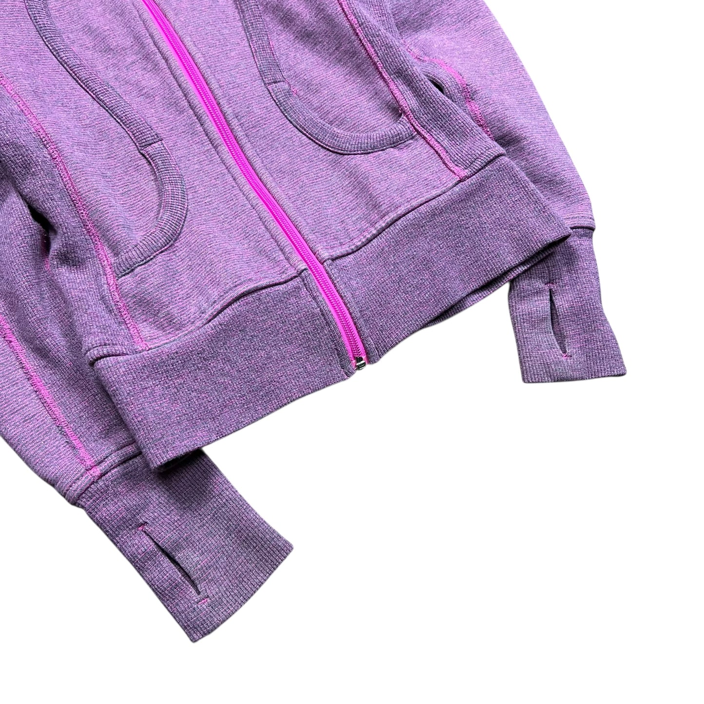 Lululemon Purple & Pink Scuba Full-Zip Hoodie - 2