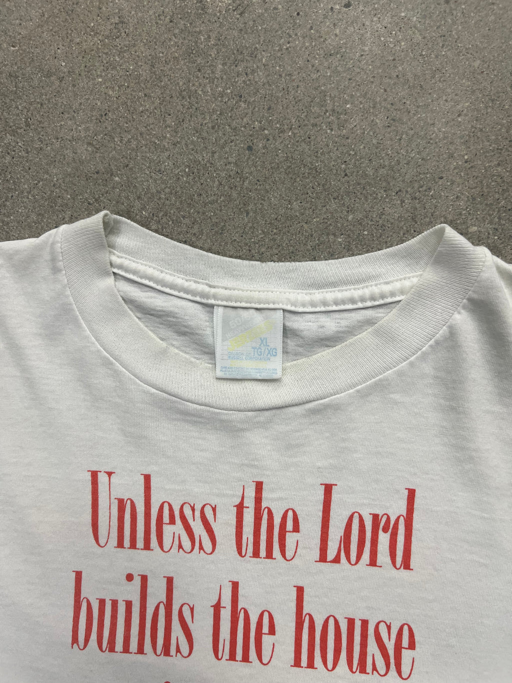 1996 Labour In Vain Jesus T-Shirt - XL
