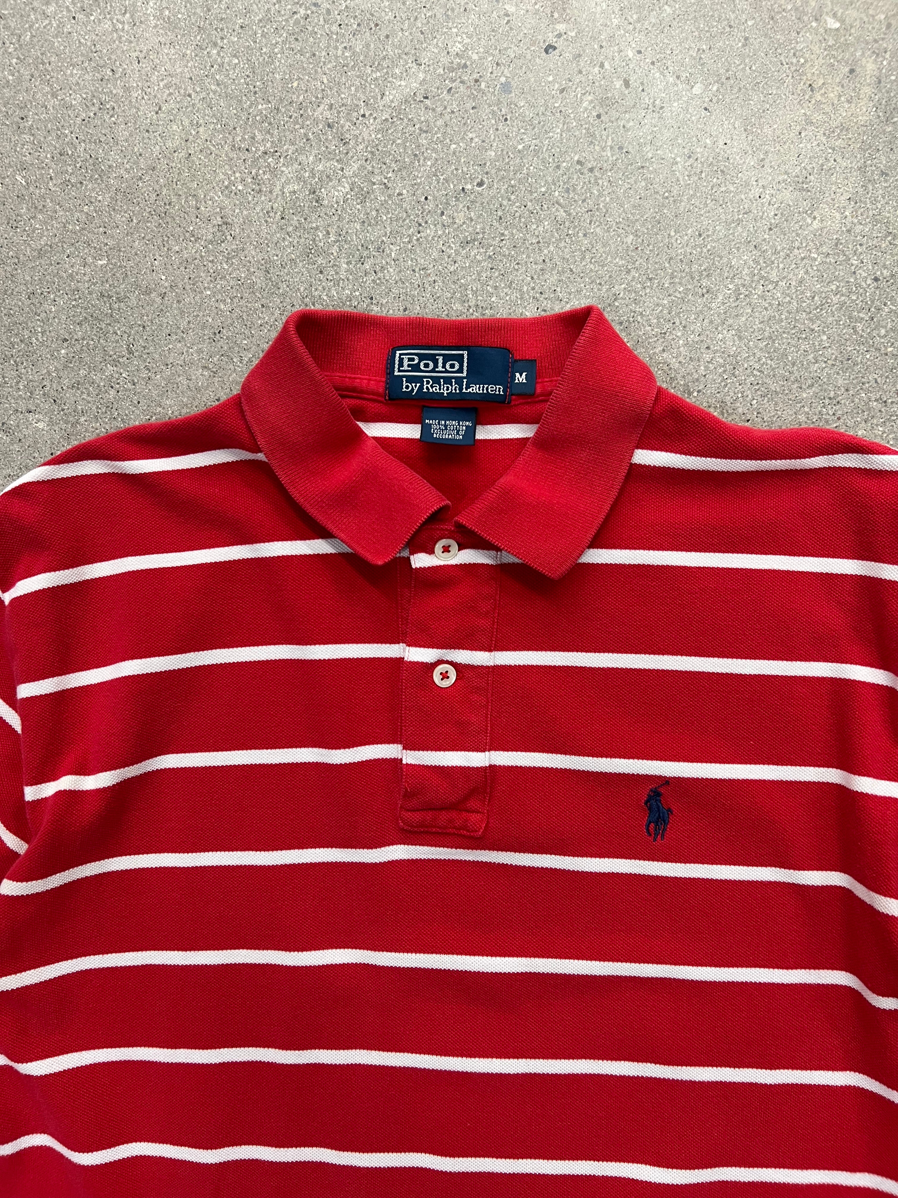 Polo By Ralph Lauren Classic Stripe Polo Shirt - L