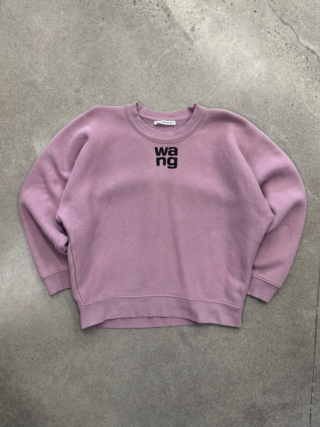 Alexander Wang Puff Logo Crewneck Sweatshirt - L