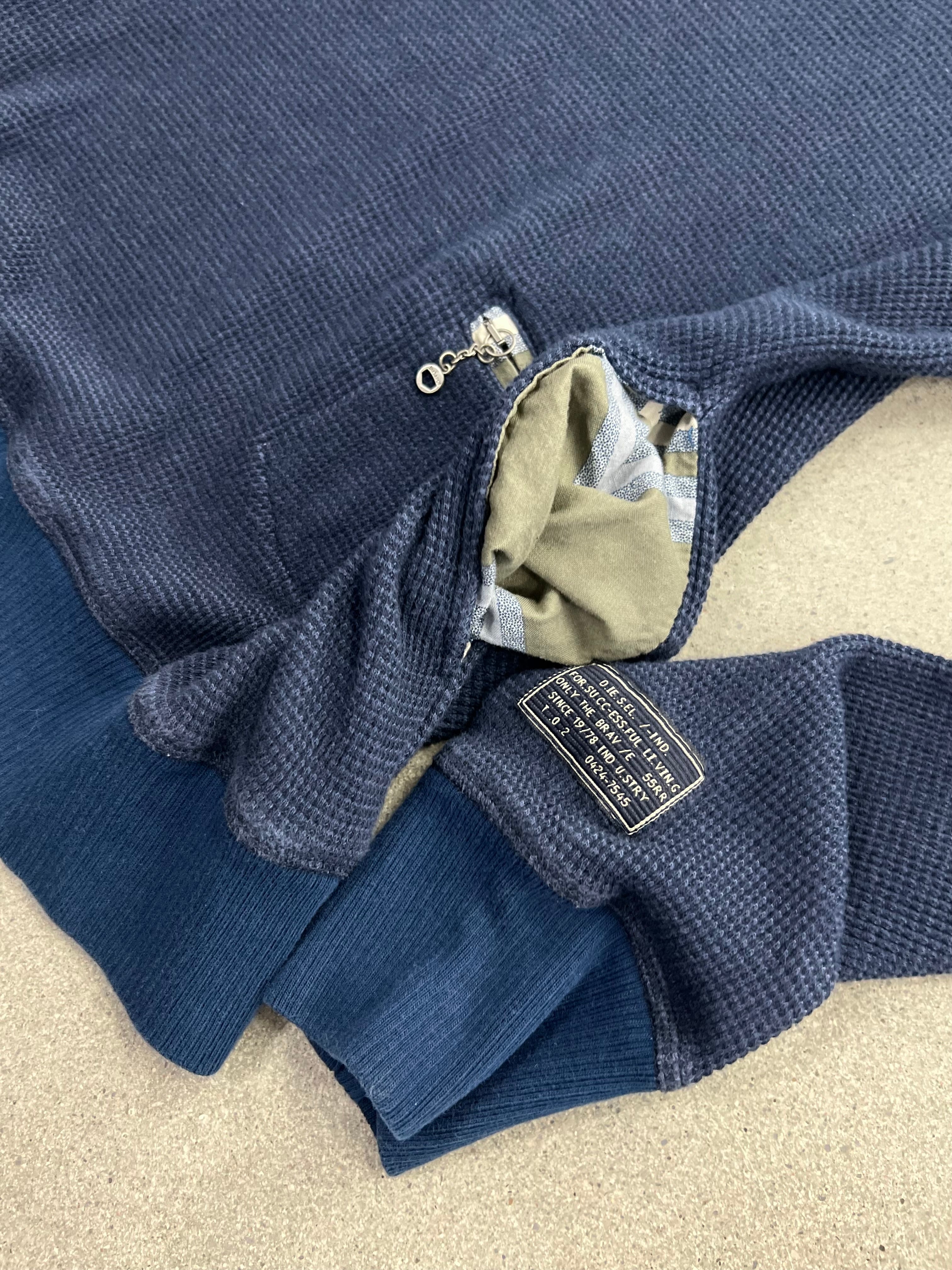 Diesel Button-Up Hoodie - S