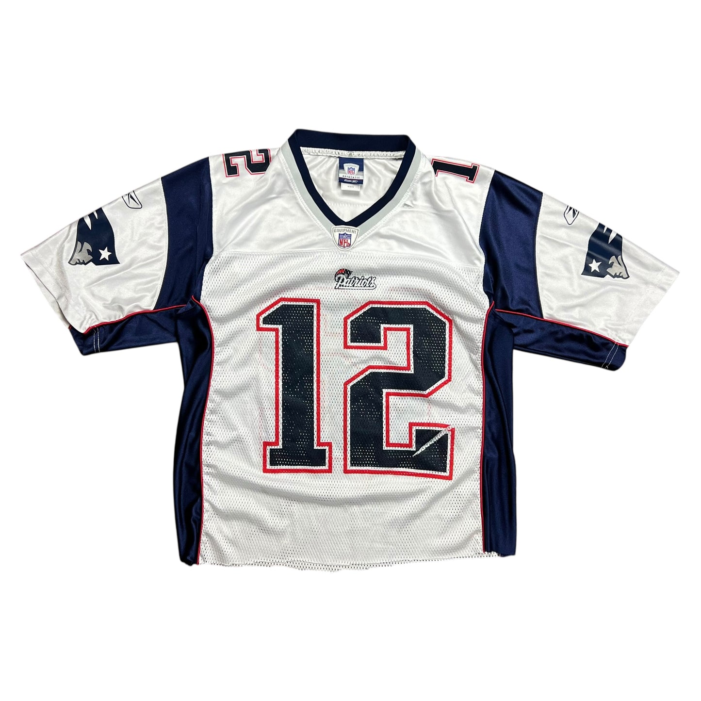 Reebok New England Patriots Cropped NFL Jersey - M