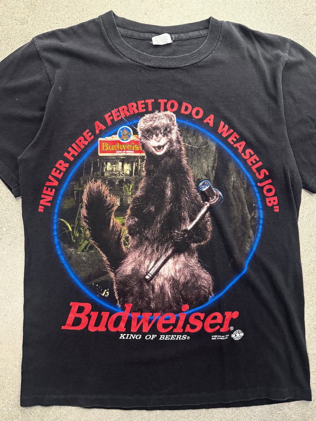 1998 Budweiser Ferret T-Shirt - L