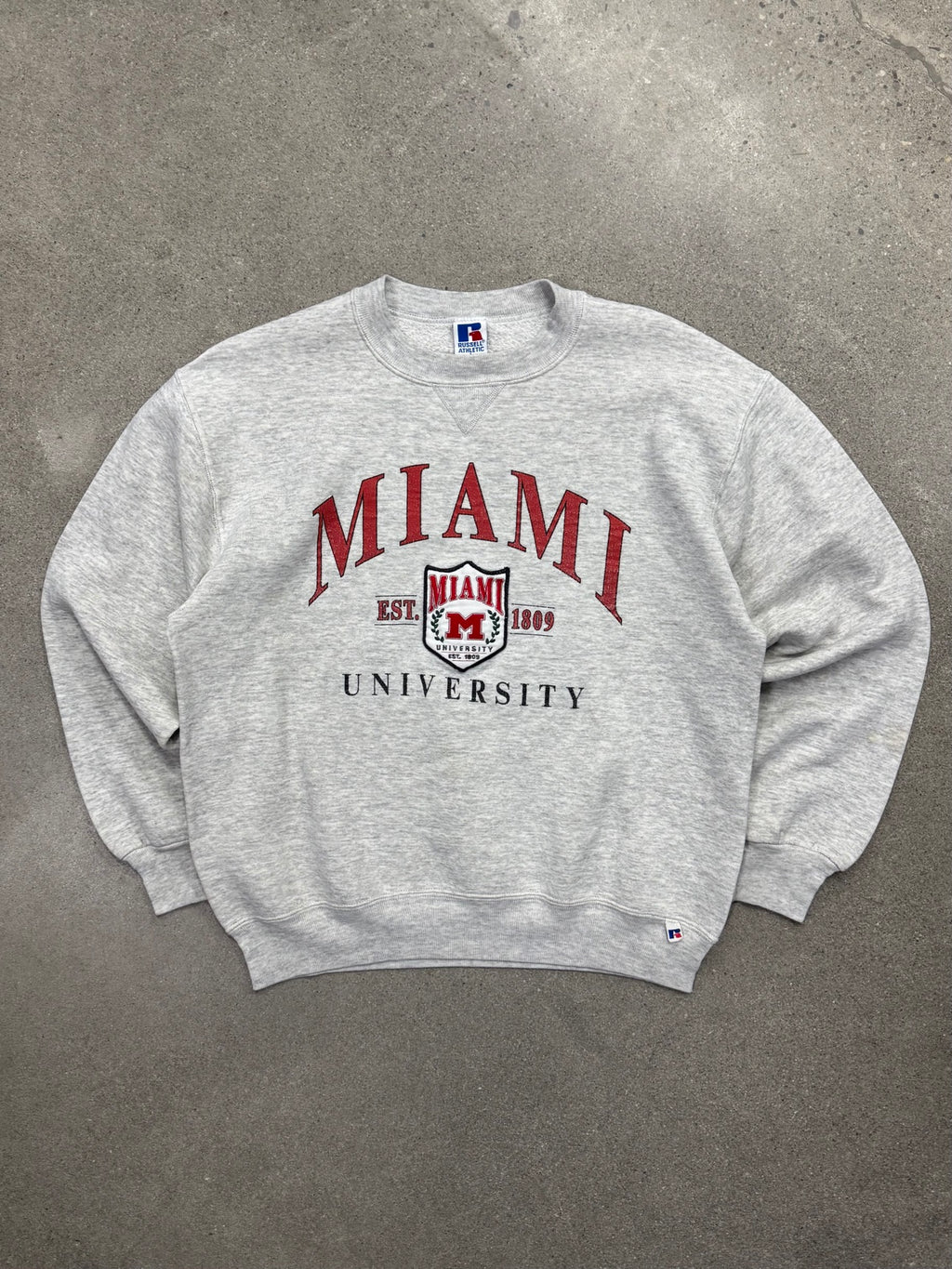 Russell Athletic Miami University Crewneck Sweatshirt - L