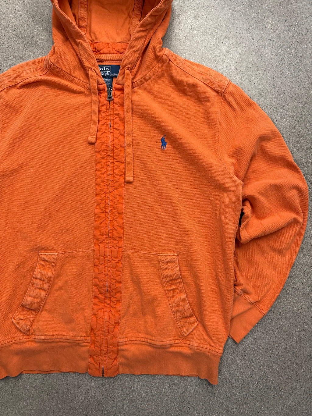 Polo by Ralph Lauren Full-Zip Elbow Patch Knit Hoodie - L