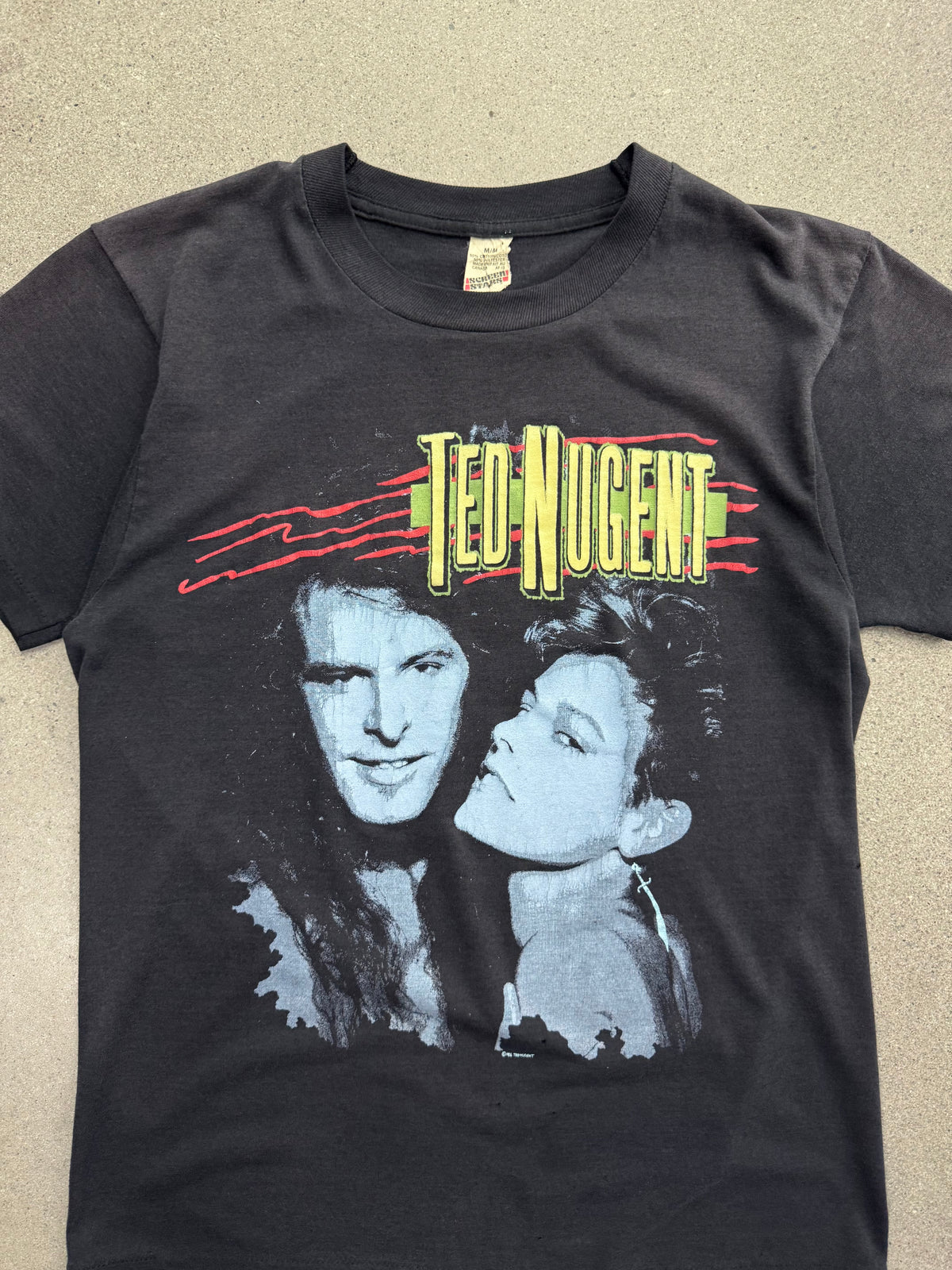 1986 Ted Nugent Little Miss Dangerass Tour T-Shirt - S