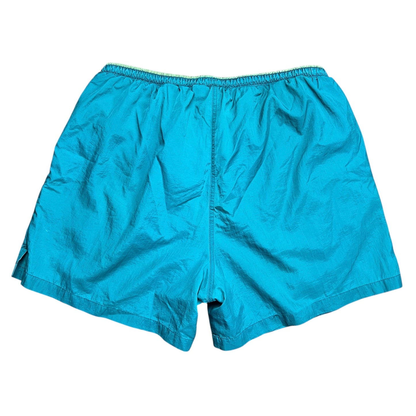 Starter Green Nylon Running Shorts - XL