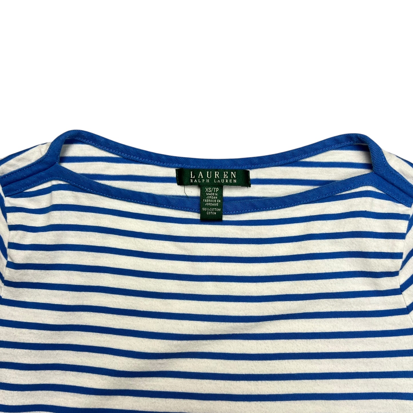 Lauren Ralph Lauren Blue & White Striped Shirt - S