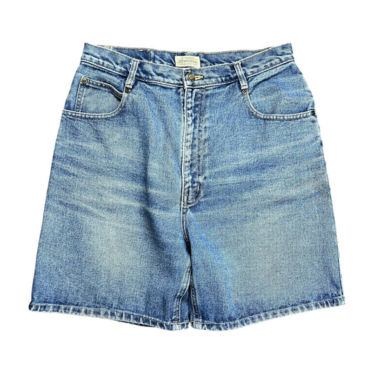 St John's Bay Faded Blue Jean Shorts - 30"