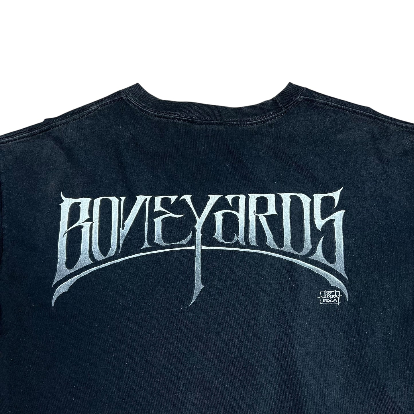 2008 Stussy x Neighborhood Boneyards T-shirt - L