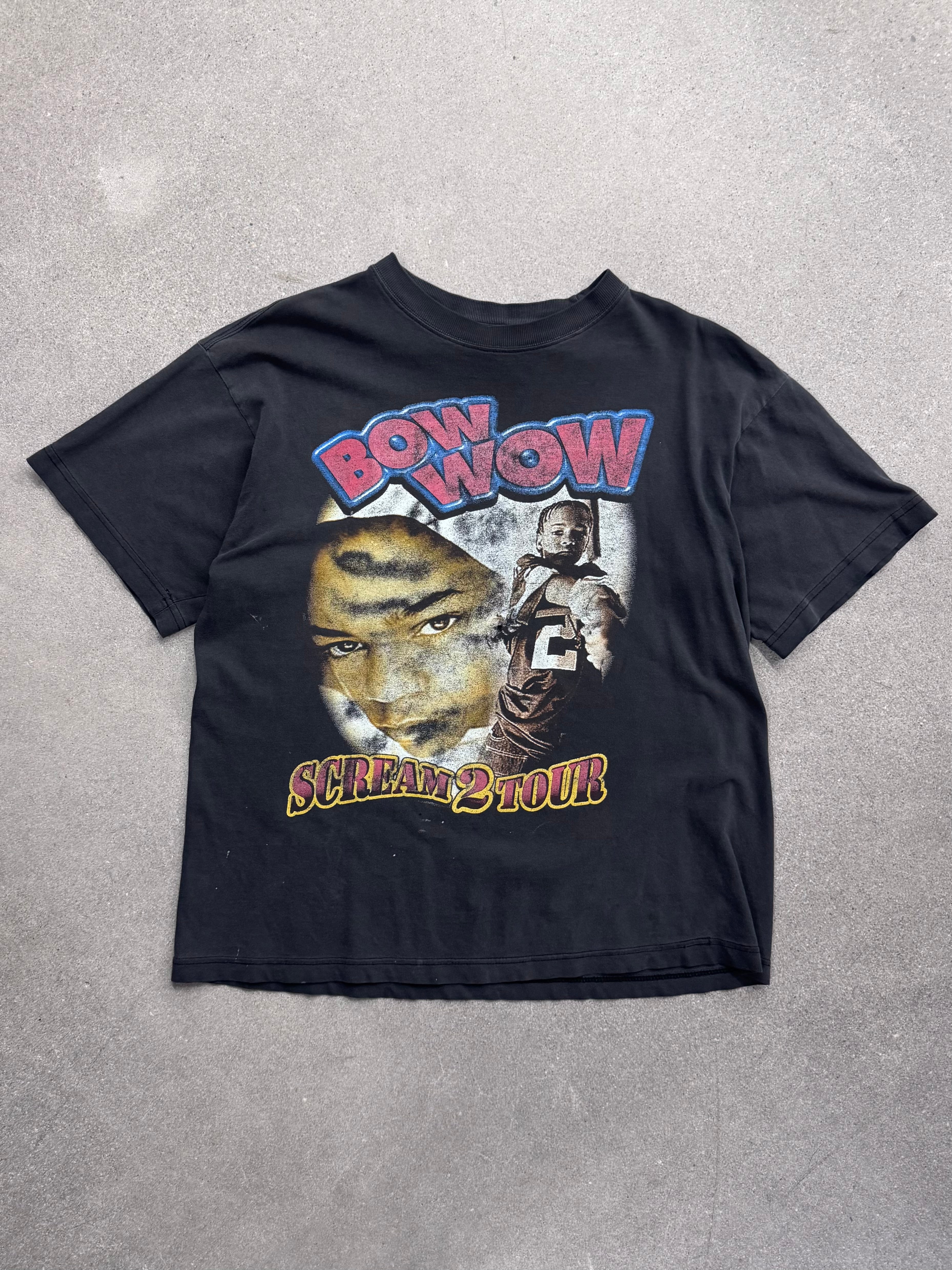 Faded 2002 Bob Wow Scream 2 Tour Rap T-Shirt - L