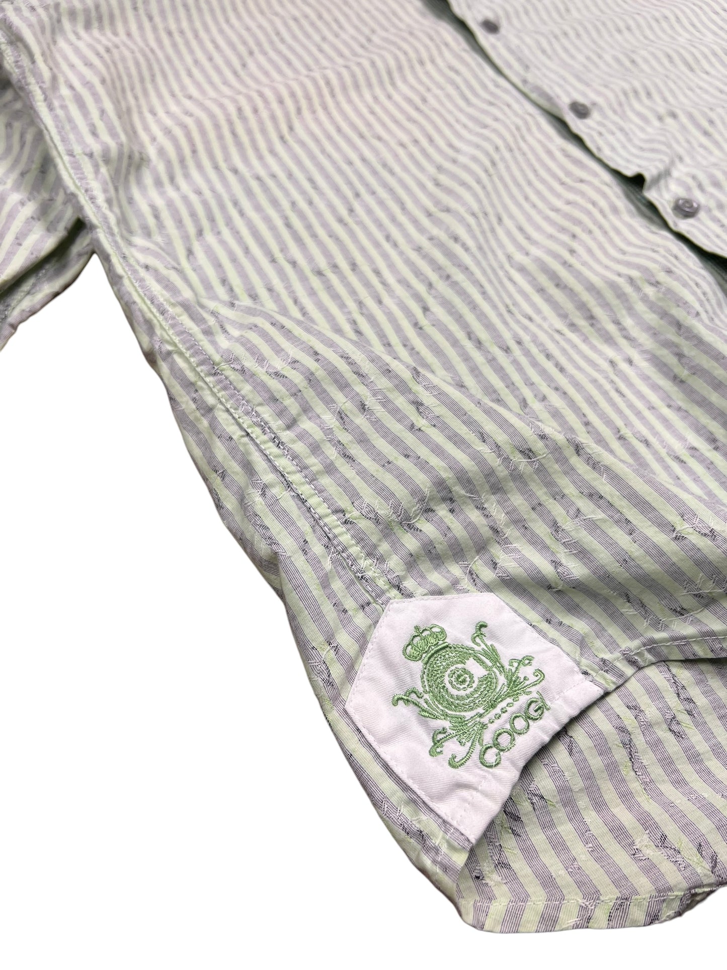 Coogi Luxe Striped Dress Shirt - L