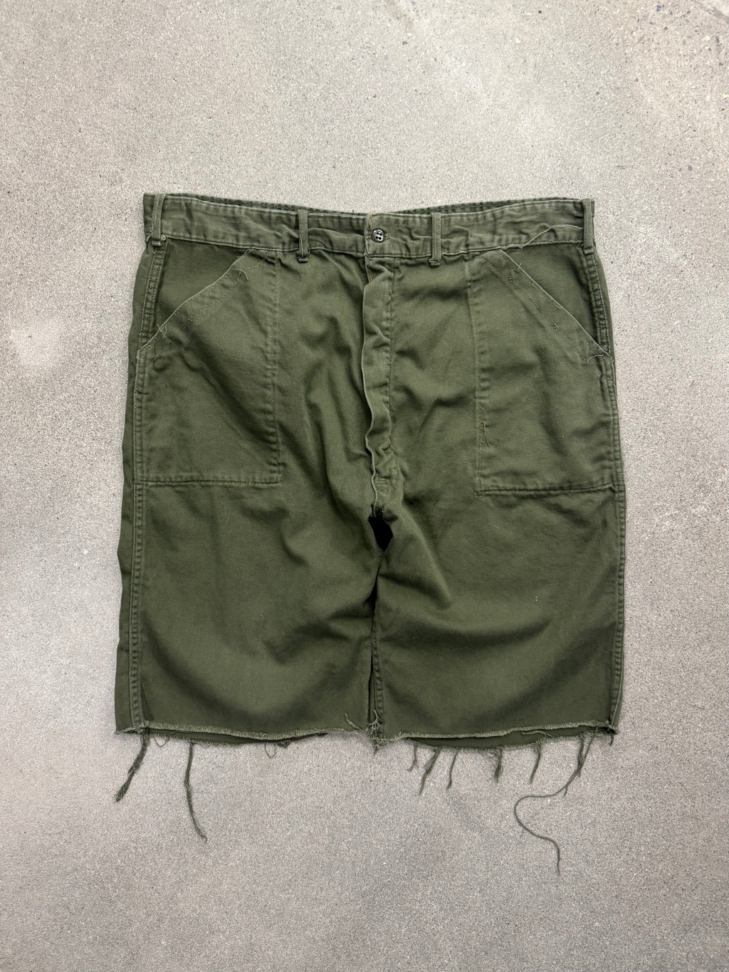 Military OG-107 Cut-Off Fatigue Shorts - 36”