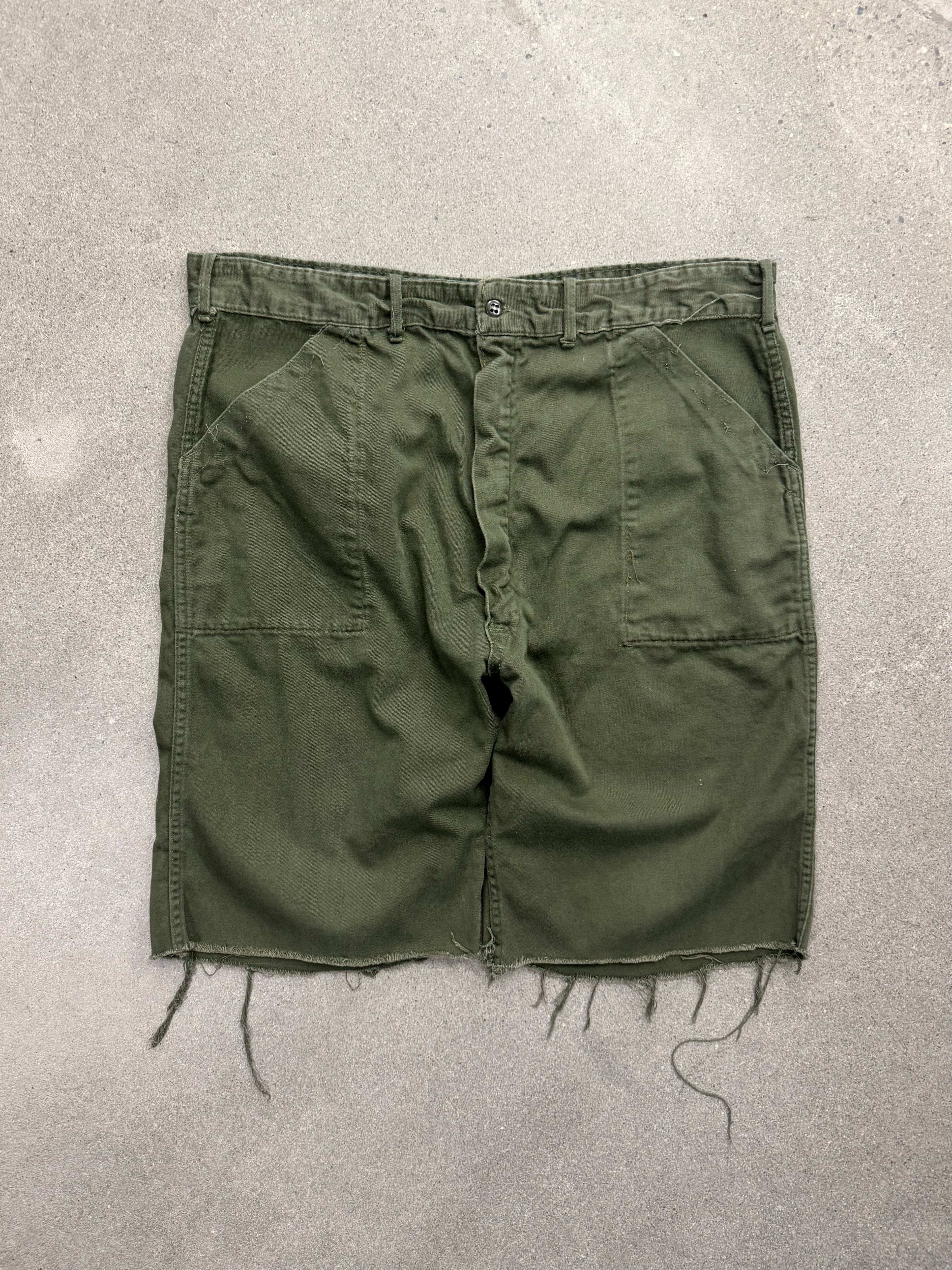 Military OG-107 Cut-Off Fatigue Shorts - 36”