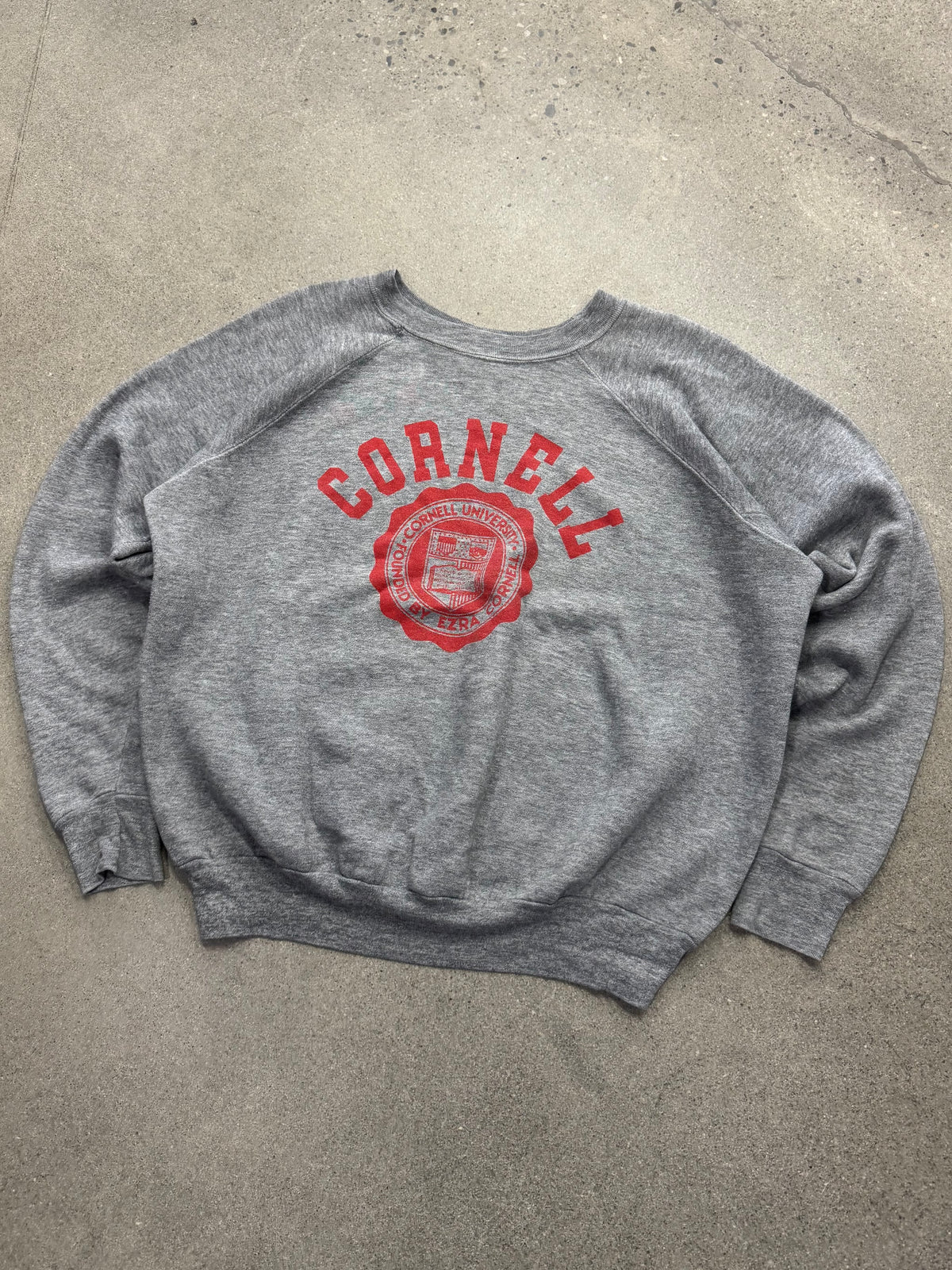 Cornell University Collegiate Crewneck Sweatshirt - L