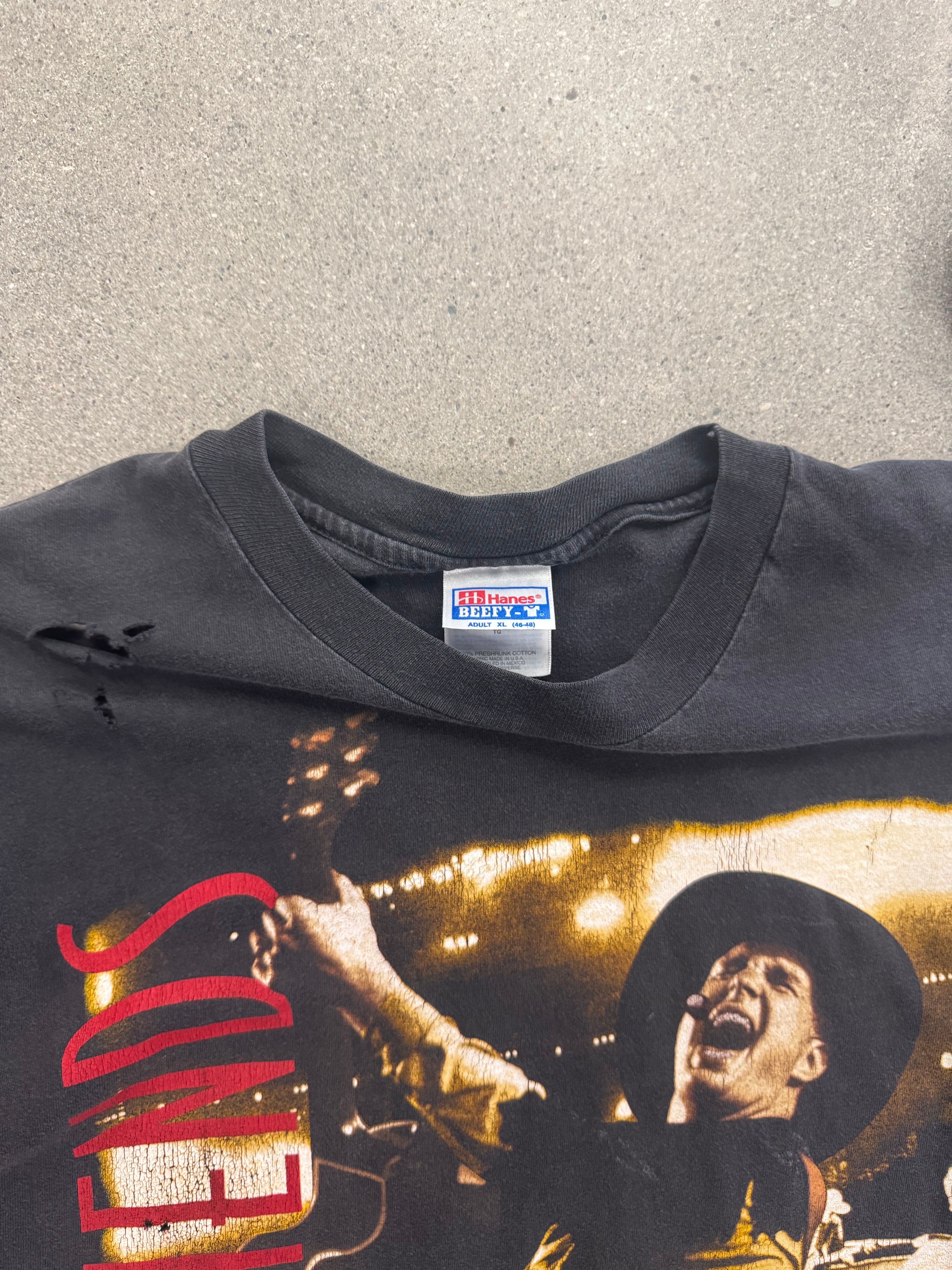 Ausgeblichenes 1996 Garth Brooks I’ve Got Friends In Low Places Langarm Tour Shirt – XL