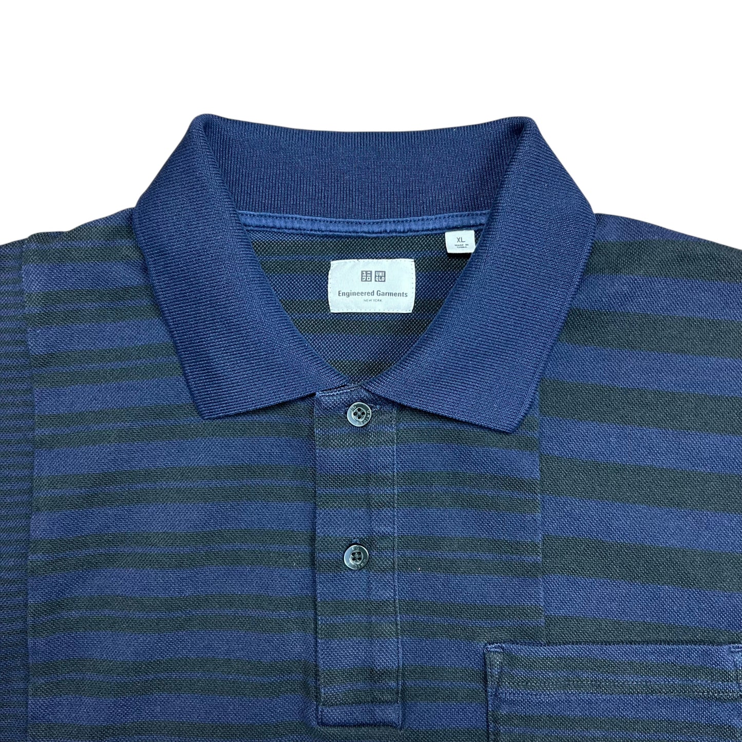 Engineered Garments x Uniqlo Striped Polo Shirt - XL