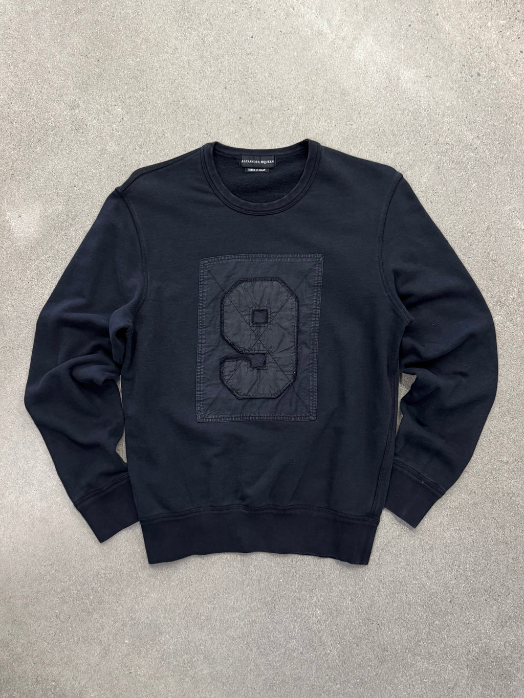 Alexander McQueen Number 9 Patch Crewneck Sweatshirt - M