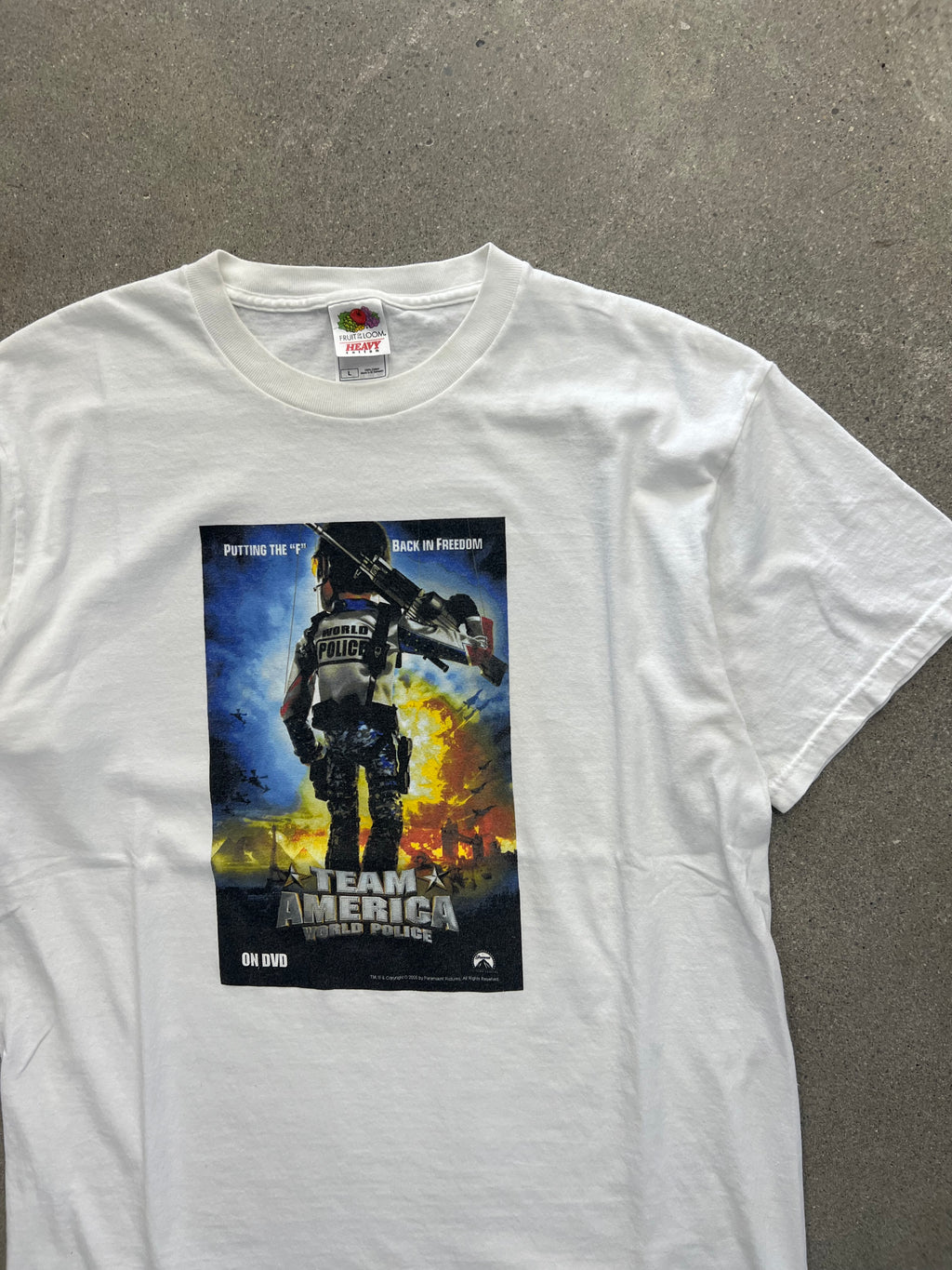 2005 Team America Movie Promo T-Shirt - L