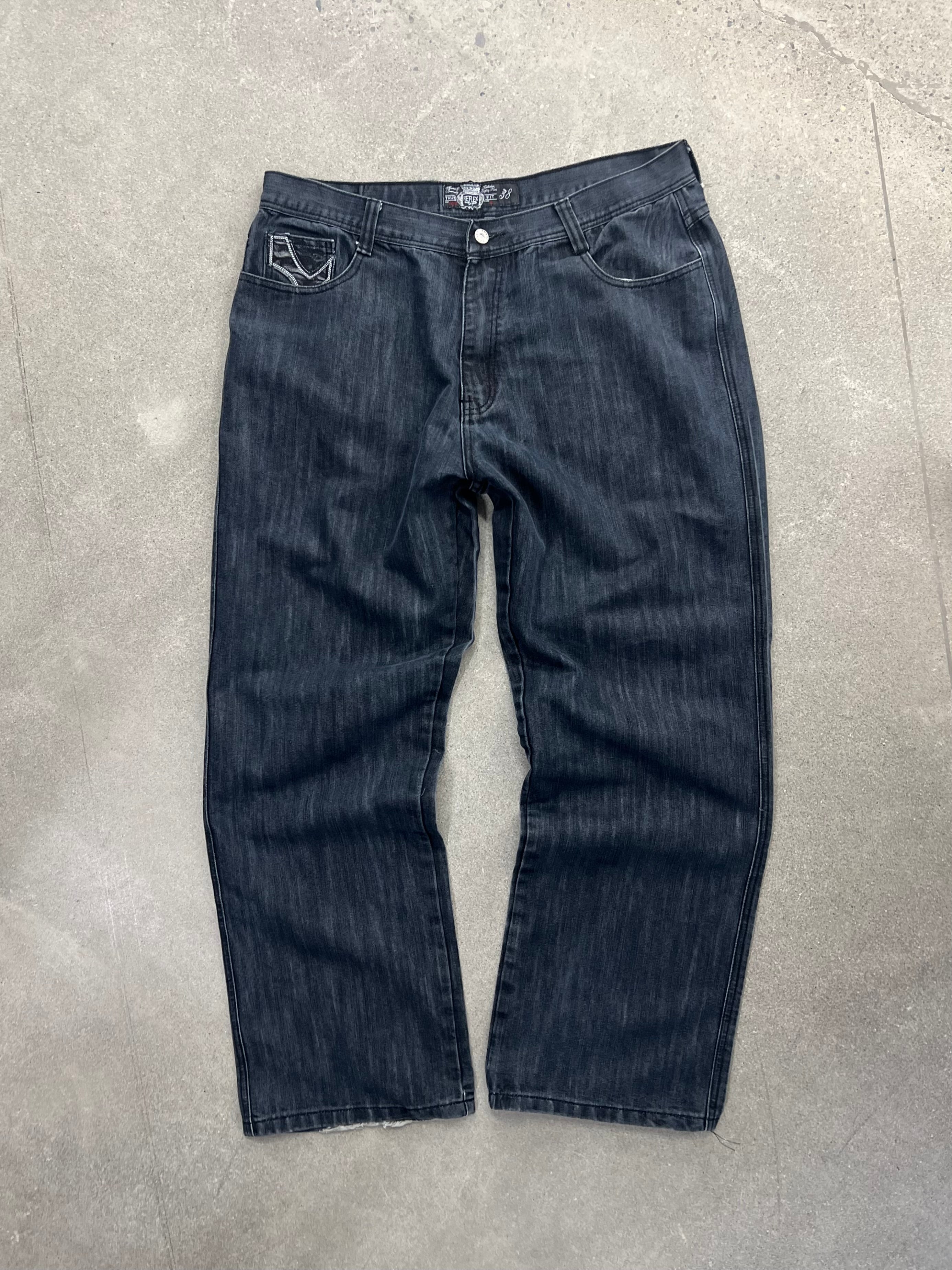 Reflex Baggy Cross Patch Jeans - 38”