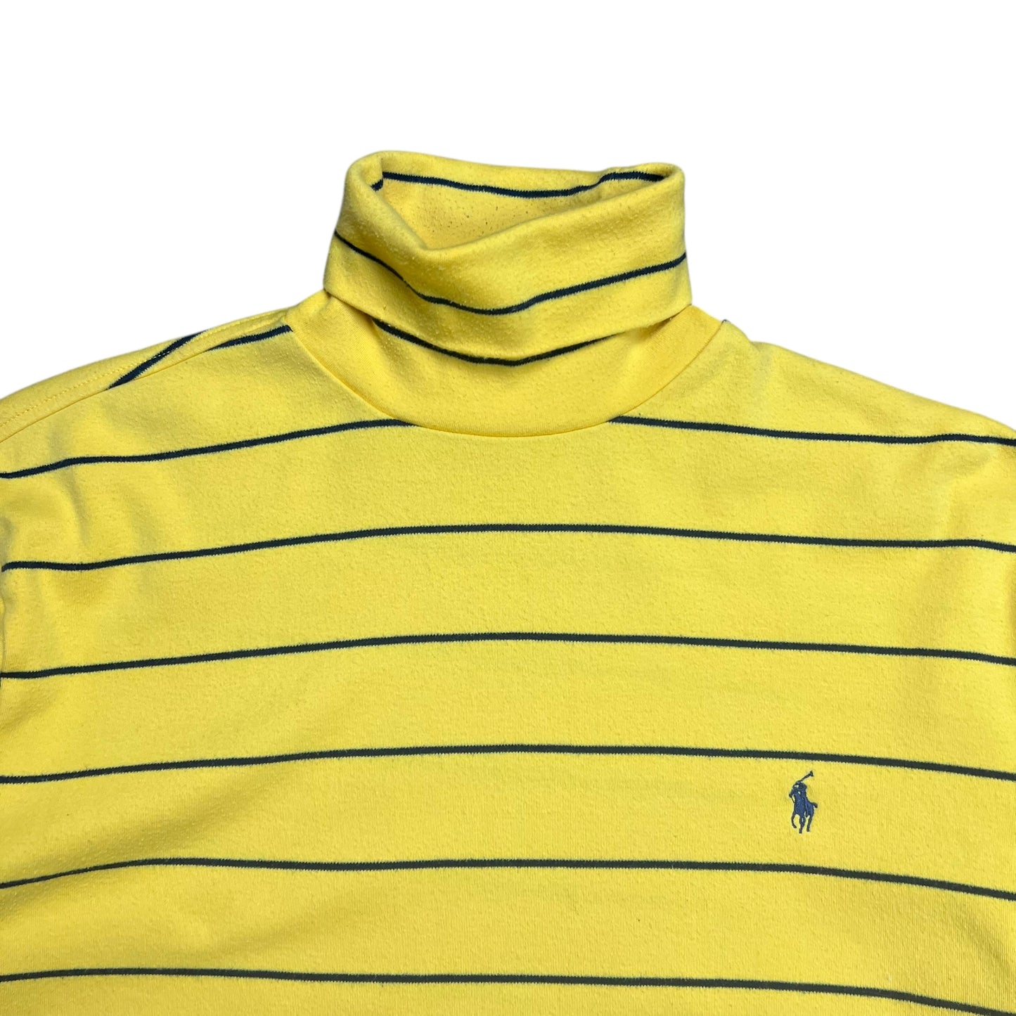 Polo Ralph Lauren Yellow Striped Turtle Neck - M