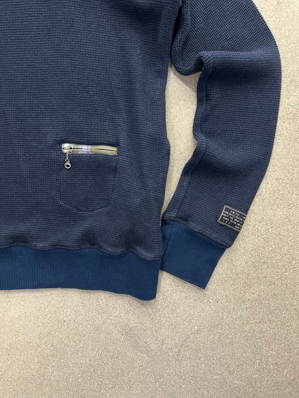 Diesel Button-Up Hoodie - S