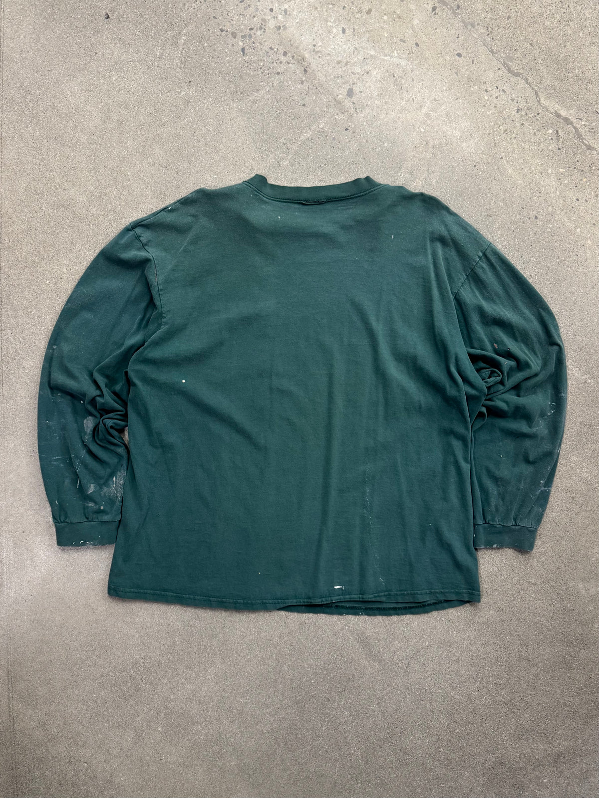 Blank Paint Splatter Long-Sleeve Pocket Shirt - XL