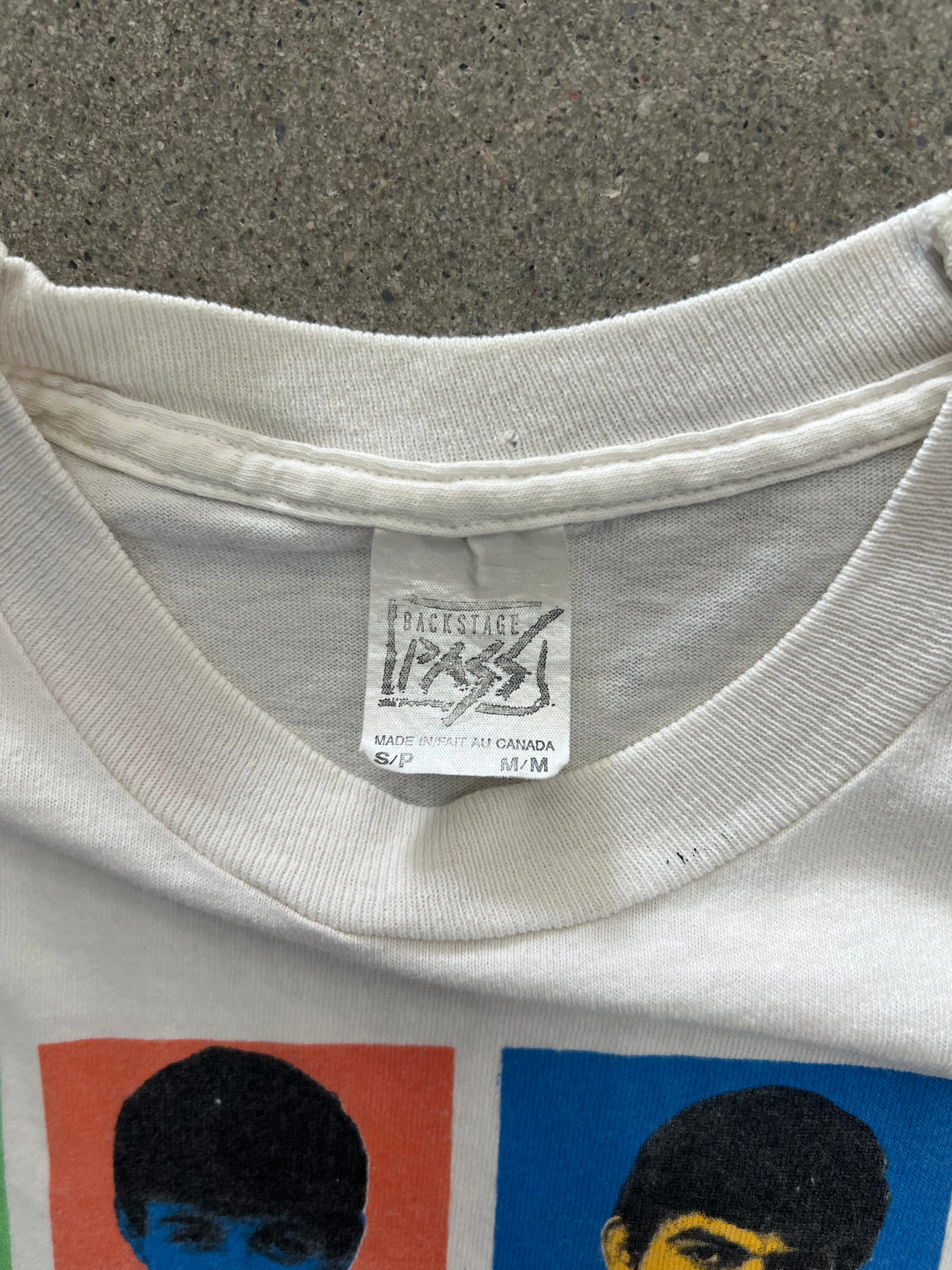 1989 The Beatles By Andy Warhol Pop Art Band T-Shirt - S
