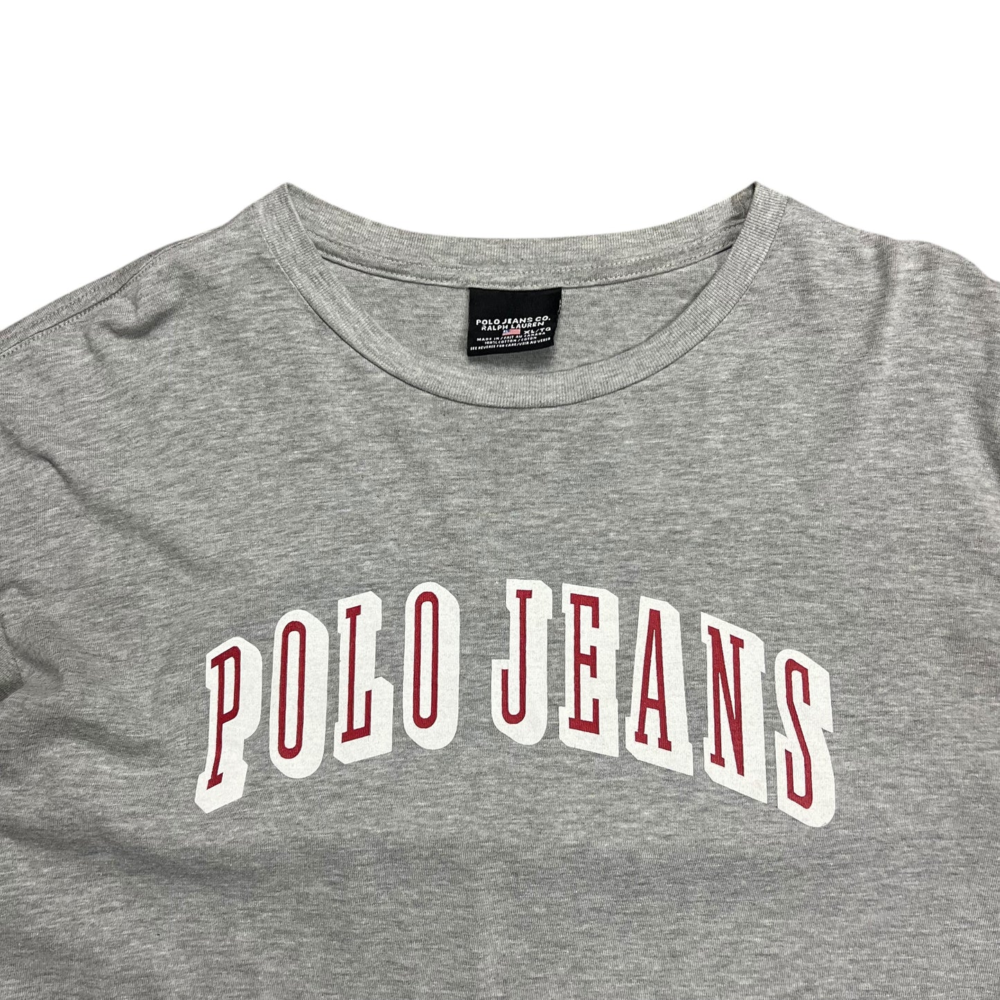 Polo Jeans Co. Grey Logo Long-sleeve Shirt - XL