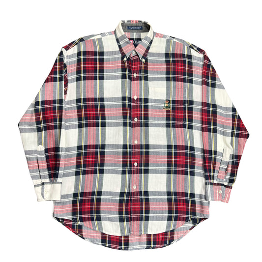Chaps Ralph Lauren Plaid Button-up Shirt - XL