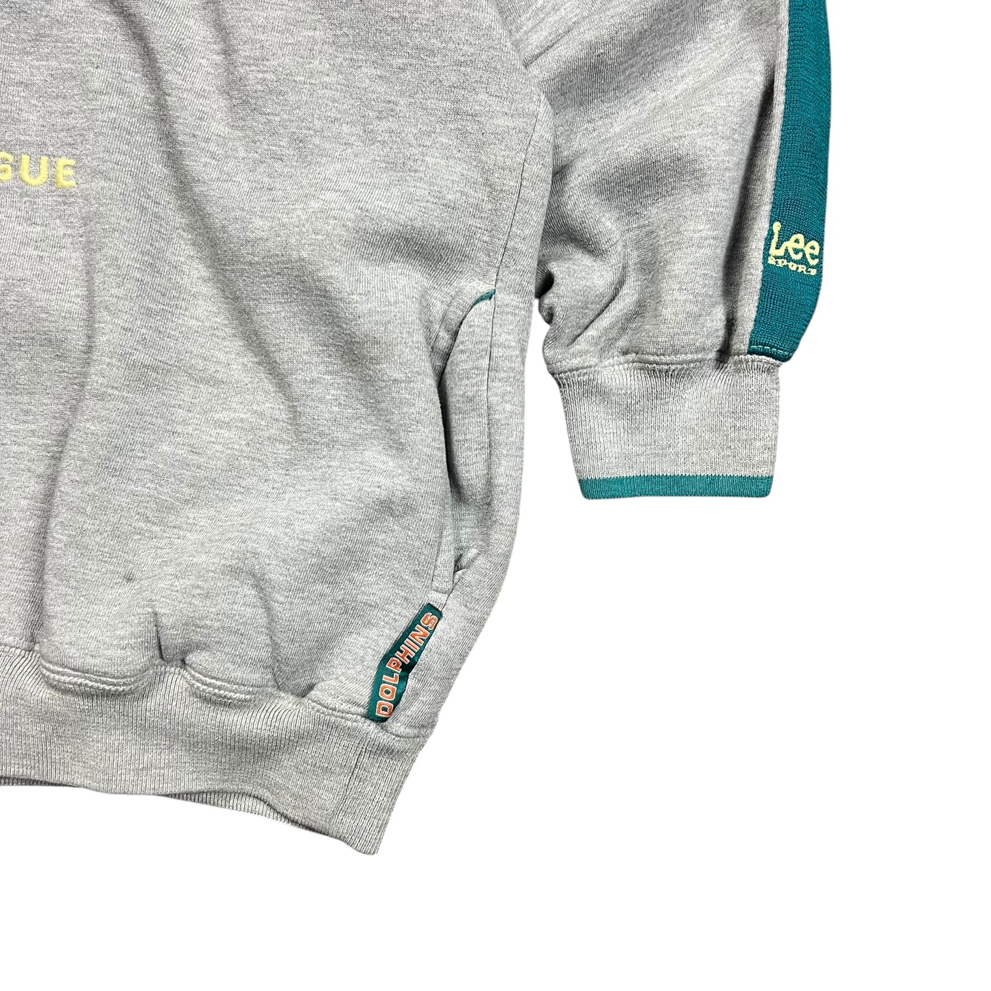 Lee Miami Dolphins Grey Boxy NFL Hoodie - XL
