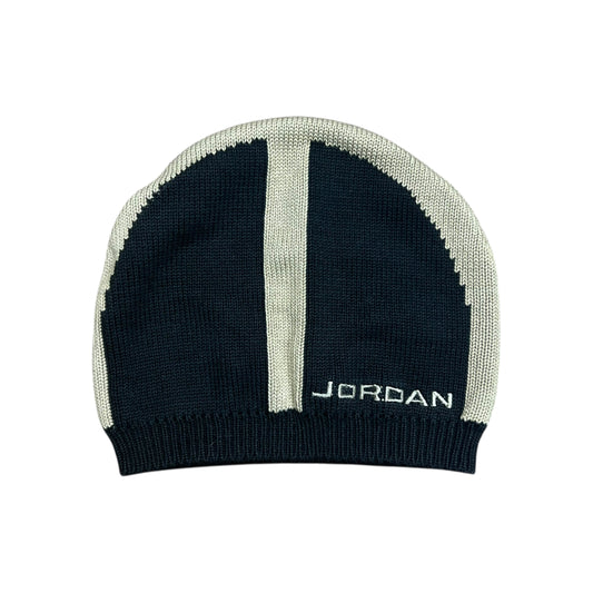 Jordan Y2K Black & Beige Beanie