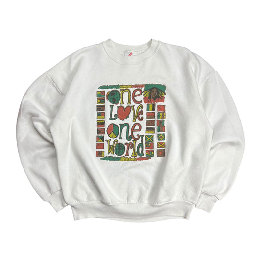 Bob Marley One Love, One World Crewneck - L