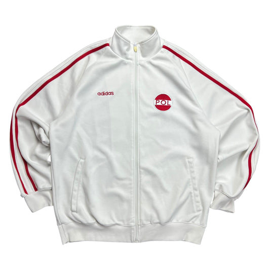 Adidas Poland White Track Jacket - L