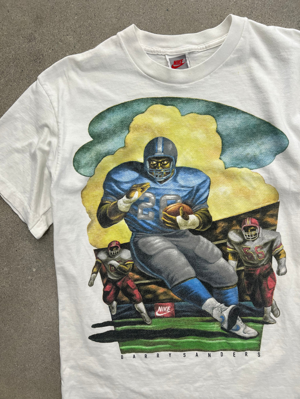 Nike Barry Sanders Football T-Shirt - M