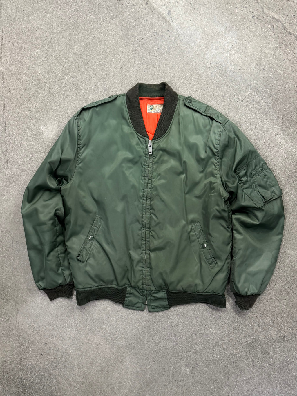 Sammy’s Embroidery U.S. ARMY MA-1 Flight Bomber Jacket - XL