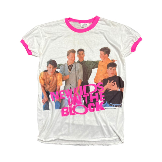 1990 New Kids On The Block Ringer Night Shirt - XL