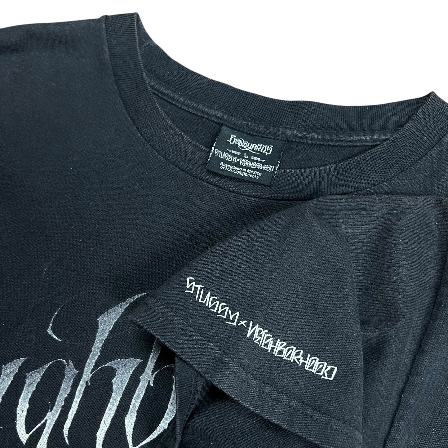 2008 Stussy x Neighborhood Boneyards T-shirt - L
