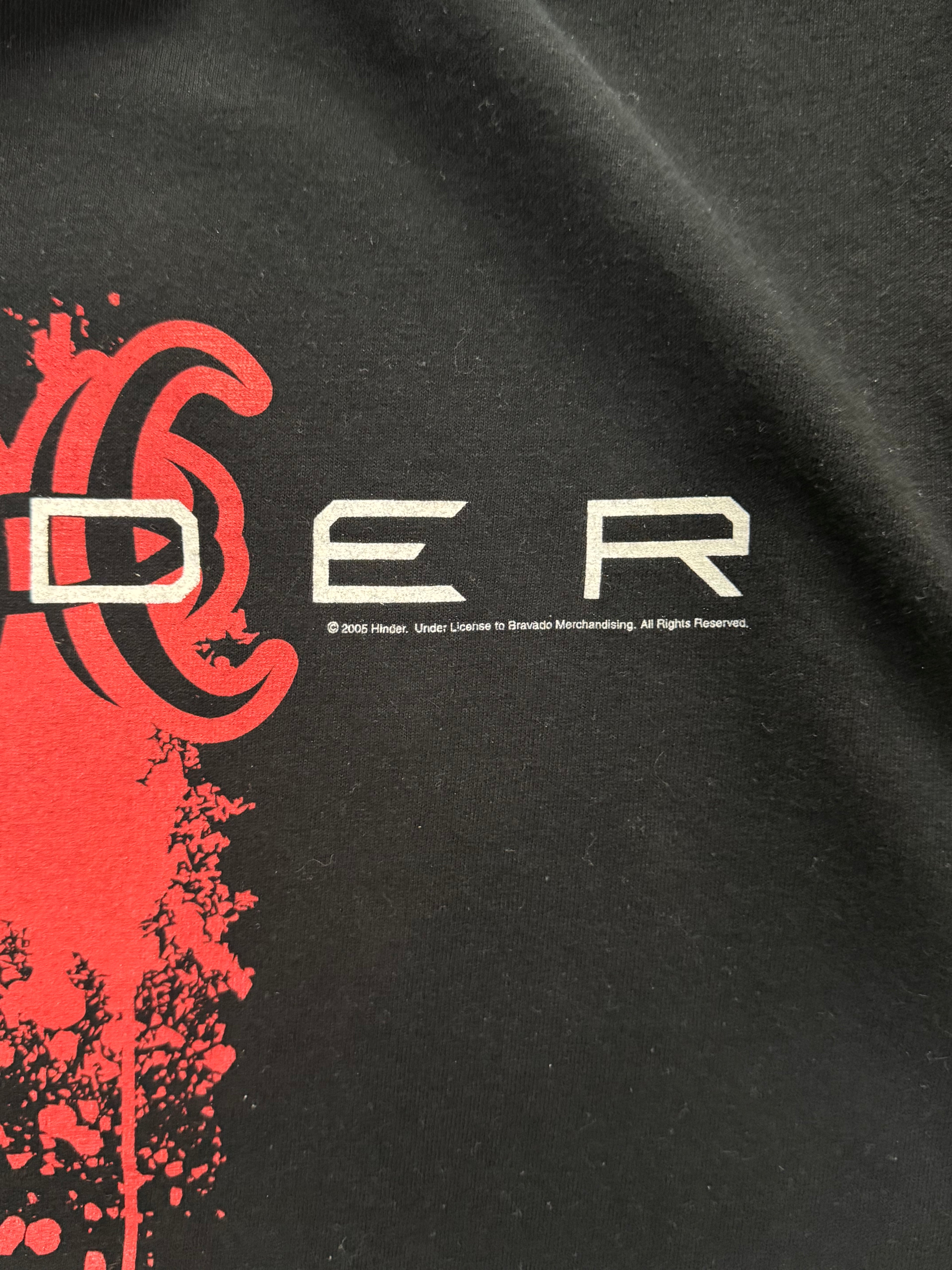 2005 Hinder Extreme Behaviour Tour T-Shirt - M