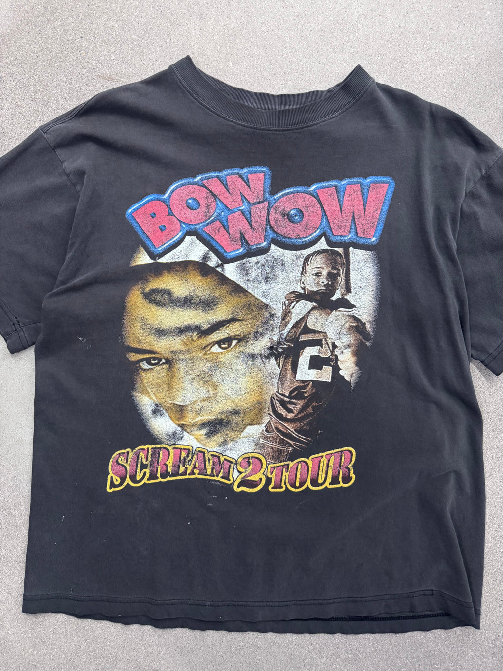 Faded 2002 Bob Wow Scream 2 Tour Rap T-Shirt - L
