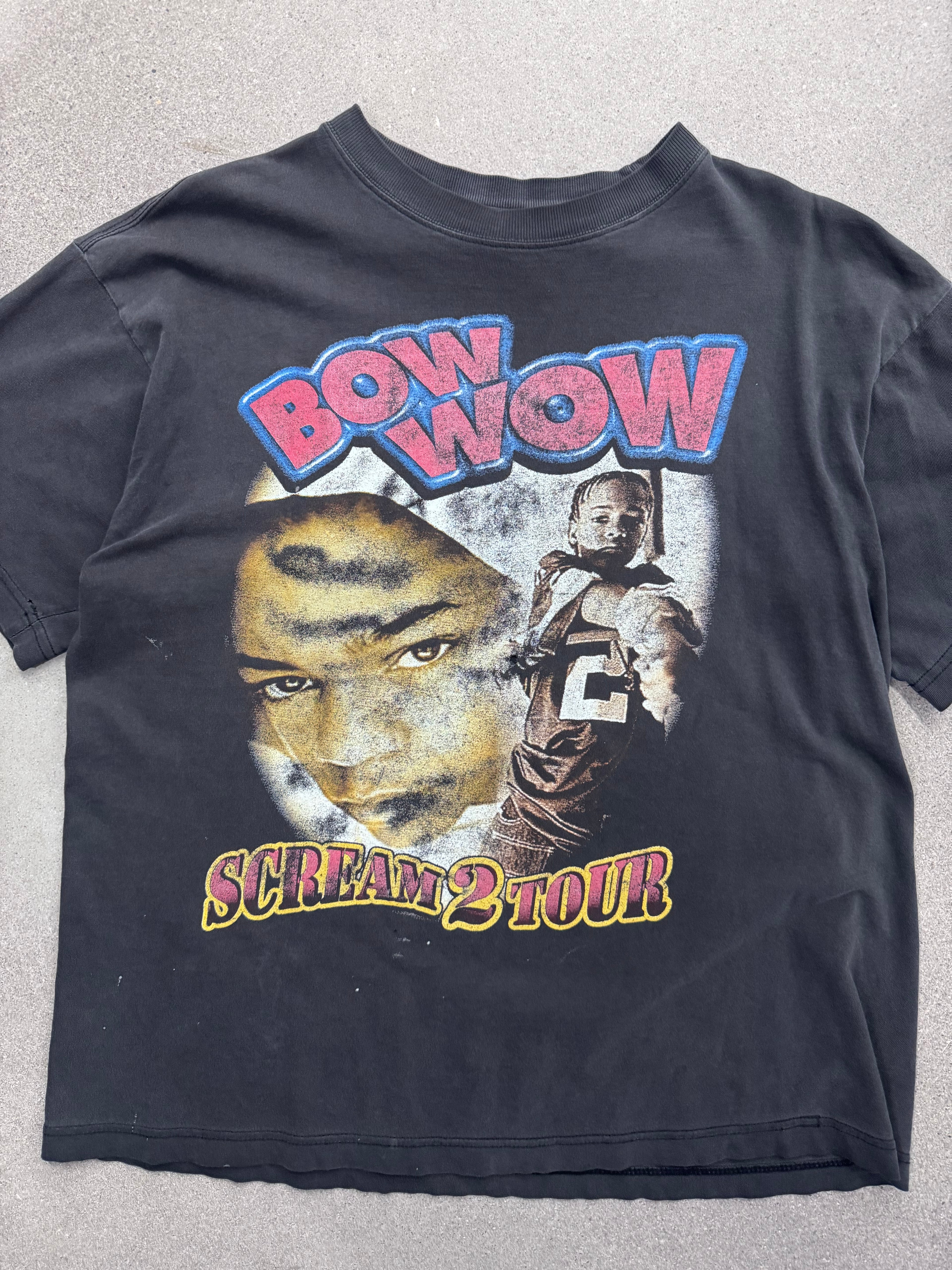 Faded 2002 Bob Wow Scream 2 Tour Rap T-Shirt - L