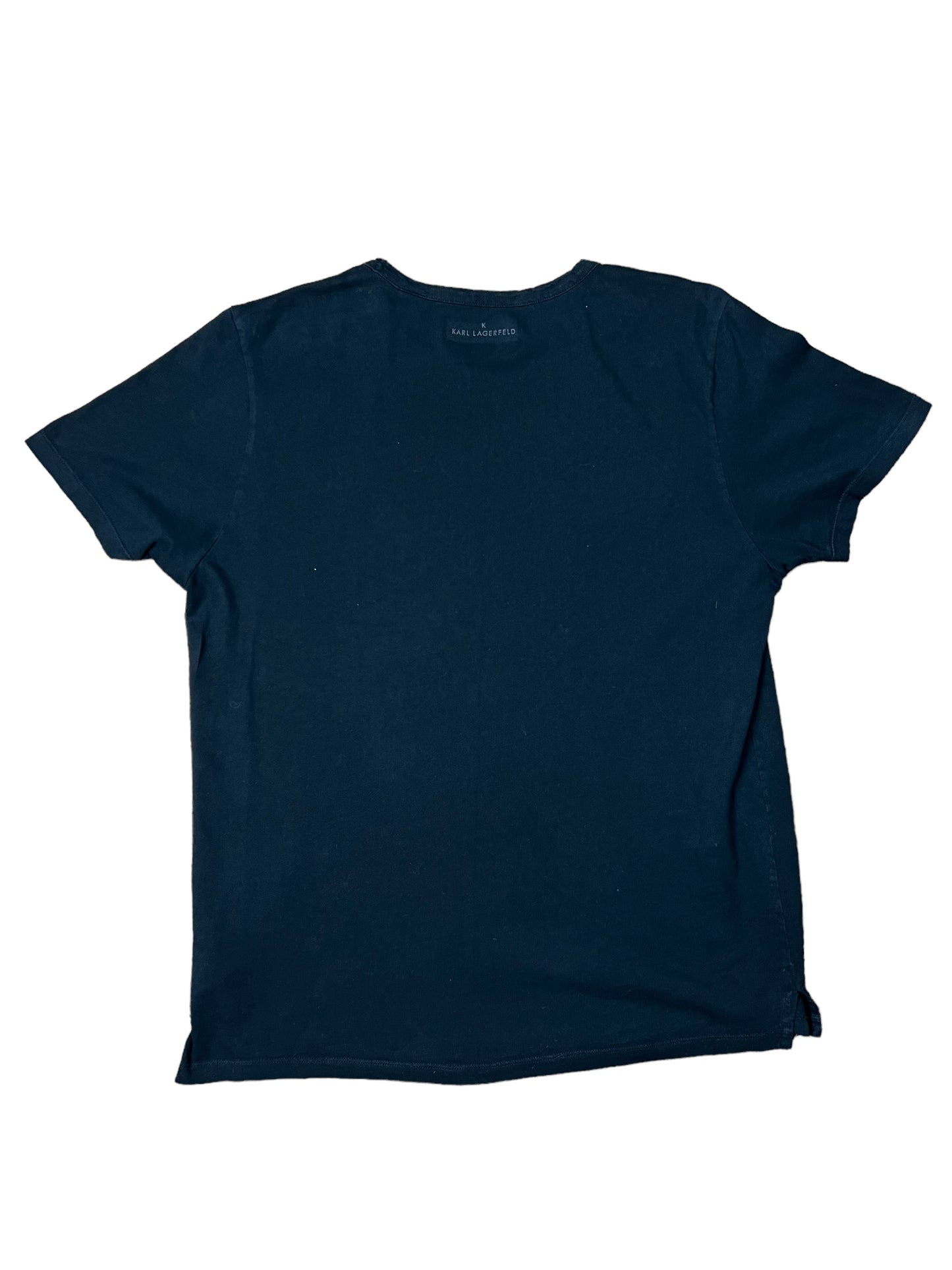 Karl Lagerfeld Polkadot Portrait T-shirt - L