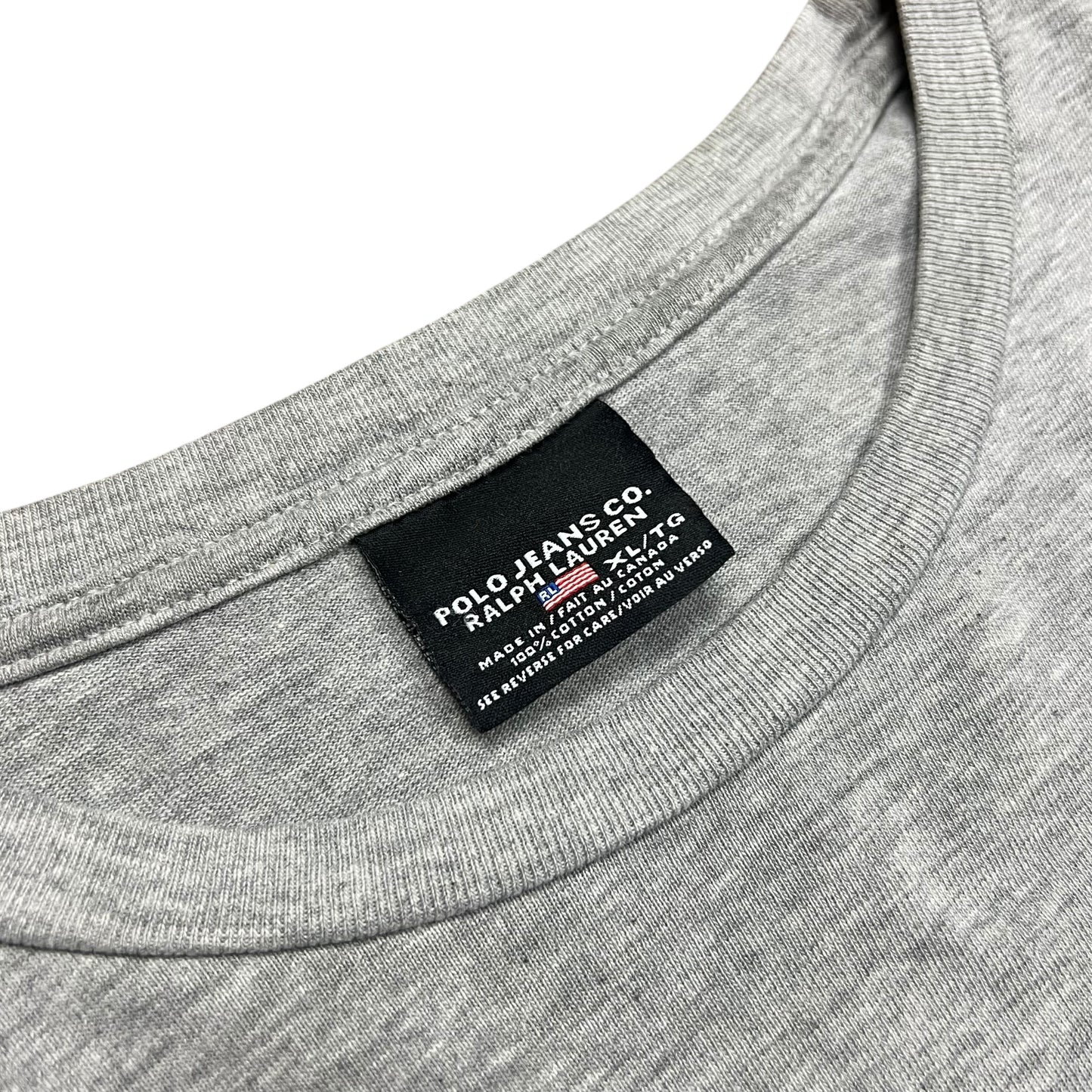 Polo Jeans Co. Grey Logo Long-sleeve Shirt - XL