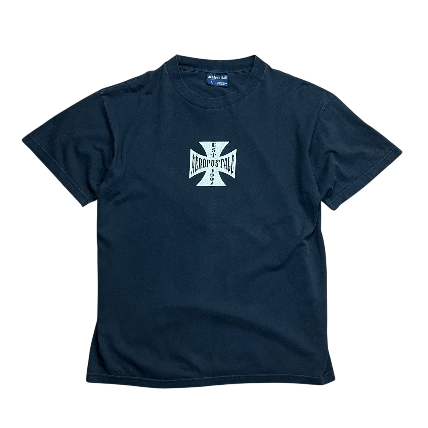 Aeropostale West Coast Chopper Spoof T-shirt - L